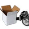 Caja cartón sencillo blanca 120x120x120