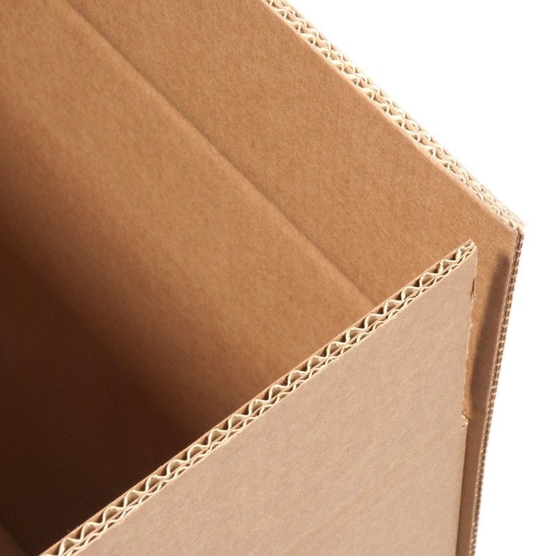 Caja de cartón para productos planos y altos
